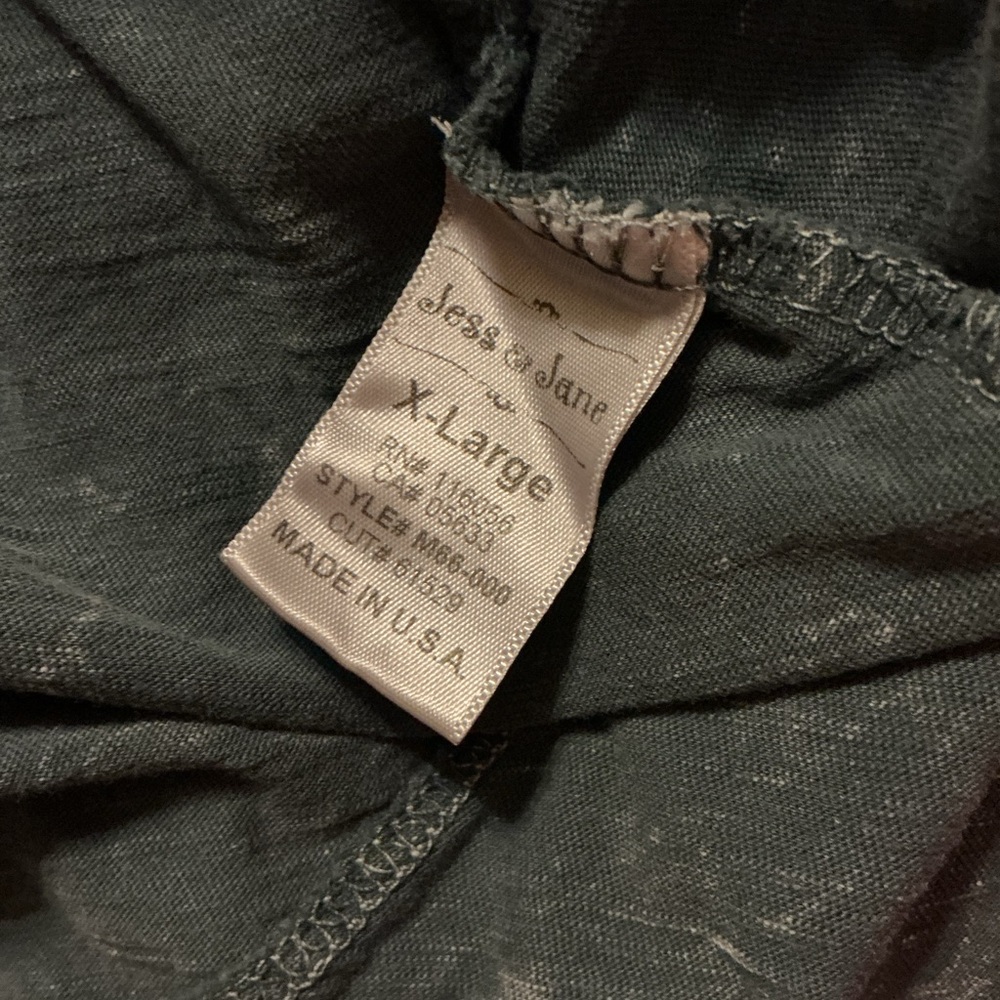 Jess & Jane mineral washed 100% cotton slub layered tunic - Picture 7 of 8